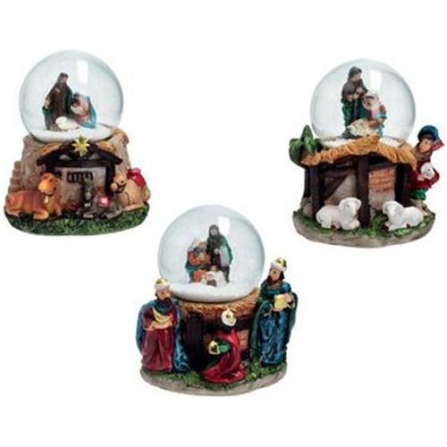 Palla neve con natività - palla,