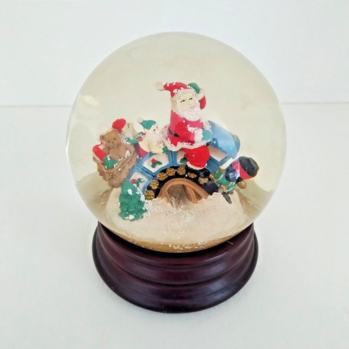 Palla vetro con neve - palla,