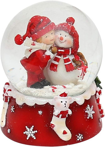 Palla vetro con neve - palla,