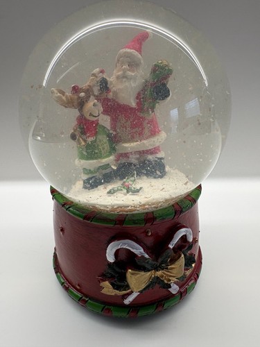 Palla vetro con neve e - di,