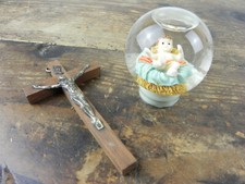 PALLA DI VETRO con neve