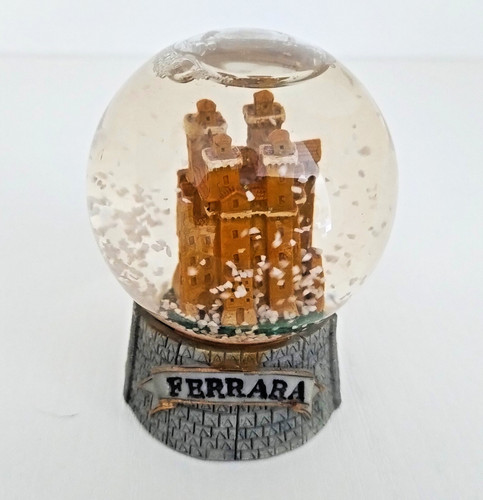 Palla vetro con neve - di,