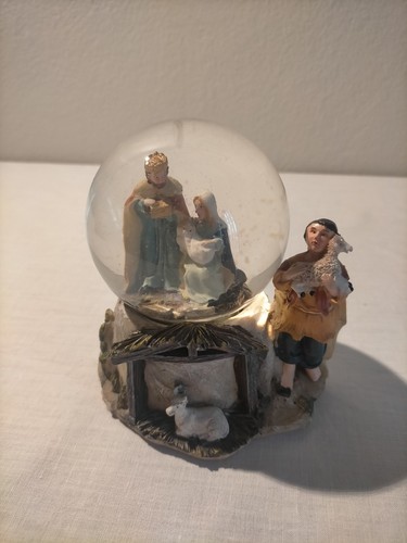 Palla vetro con neve - vetro,